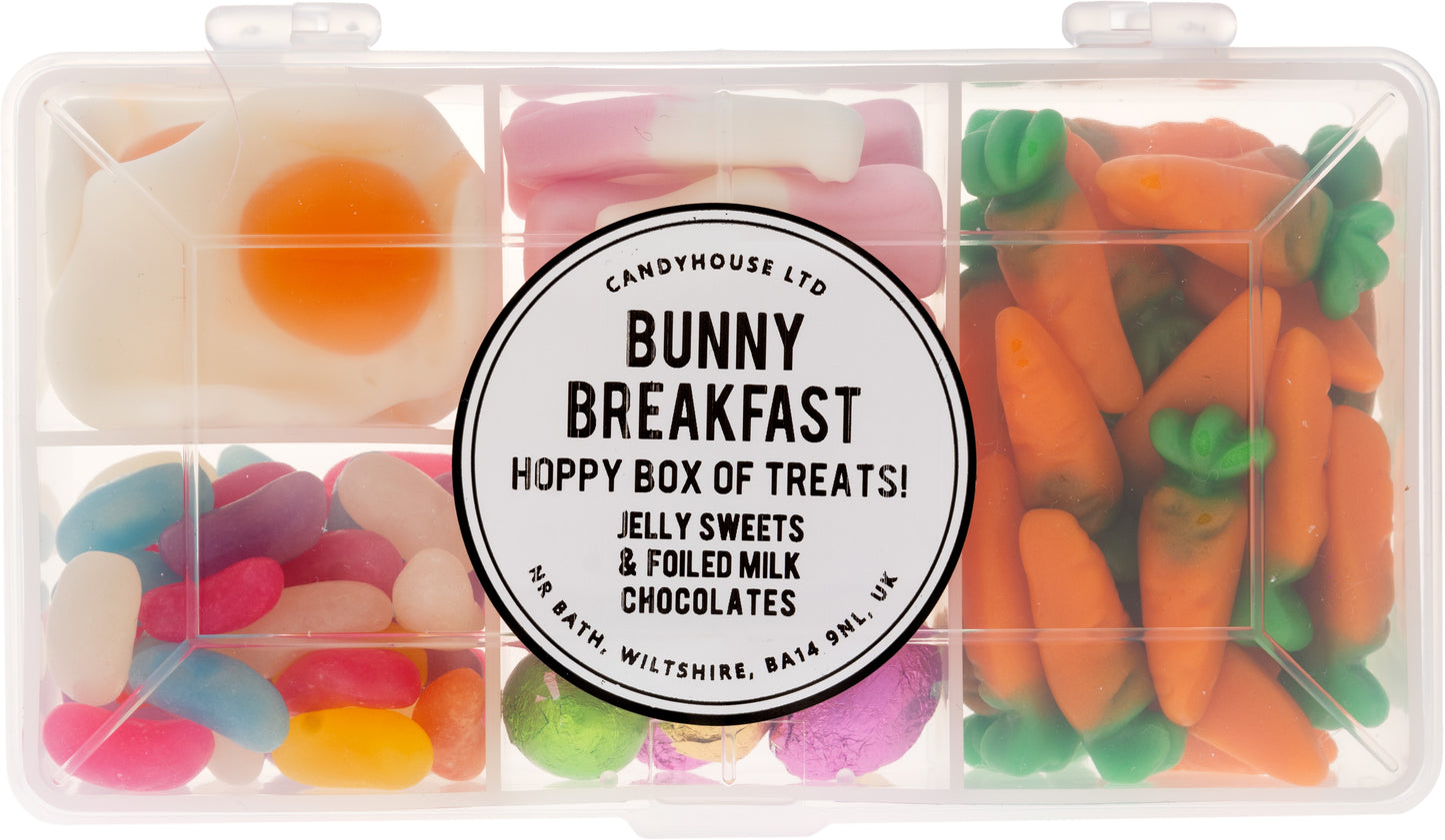 Easter Bunny Breakfast Box of Jelly and Chocolate Treats